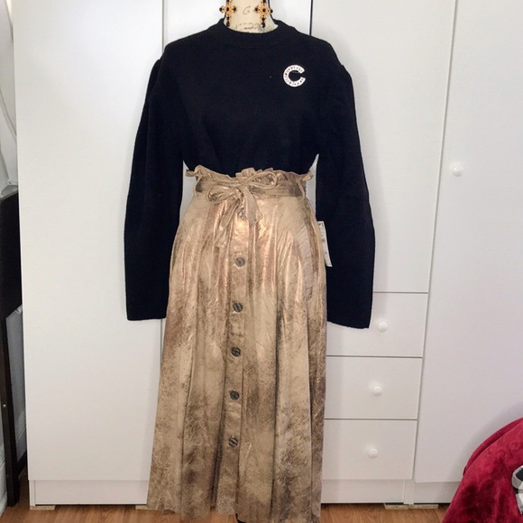 New with tag zara pleated midi skirt - Picture 7 of 8